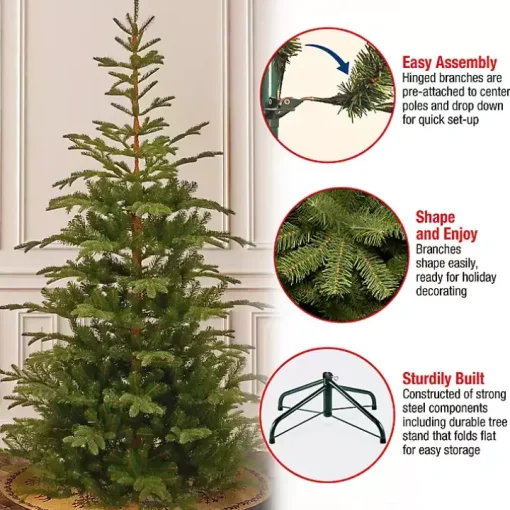 7.5 ft. Feel Real Norwegian Spruce Christmas Tree