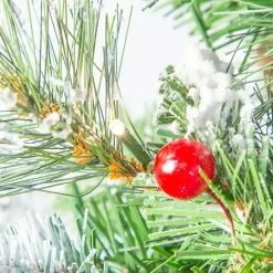 4 ft. Pre-Lit Glacier Pine Potted Christmas Tree