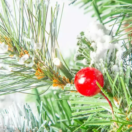 4 ft. Pre-Lit Glacier Pine Potted Christmas Tree