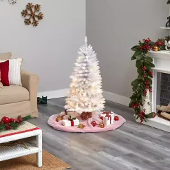 4 ft. Pre-lit Slim White Christmas Tree