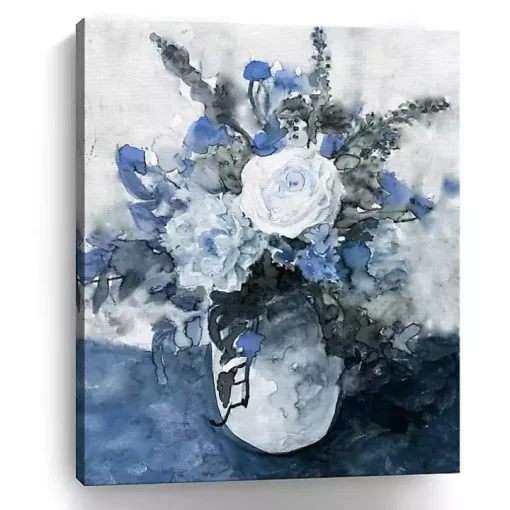 Garden Vase II Canvas Art Print