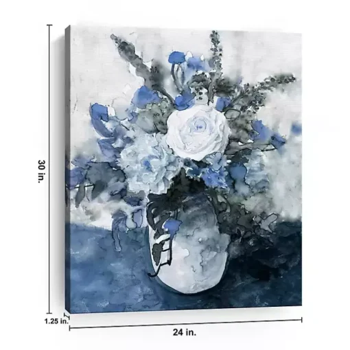 Garden Vase II Canvas Art Print