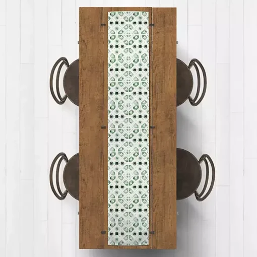 Geometric Shamrock Table Runner, 72 in.