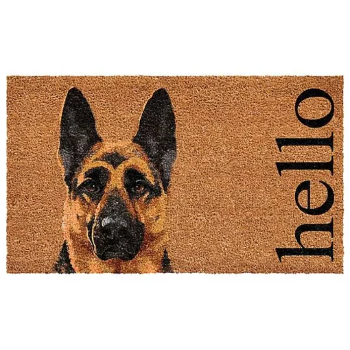 German Shepherd Hello Doormat