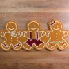 Gingerbread Trio Shaped Doormat