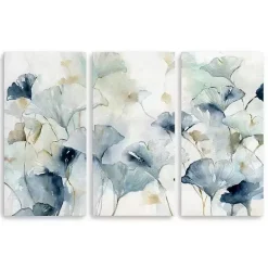 Glorious Ginko Canvas Art Prints, Set of 3