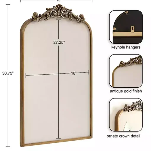 Gold Arch Framed Arendall Pinboard