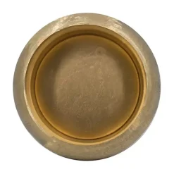 Gold Etched Metal Bowls, Set of 2