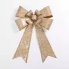 Gold Metal Bow Wall Plaque