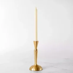 Gold Slim Taper Candle Holder, 8 in.