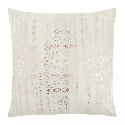 Gold Stripe Cotton Pillow
