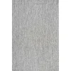 Gray Braided Area Rug with Tassels, 10x14