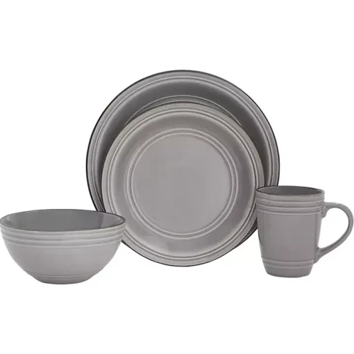 Gray Charisma 16-pc. Dinnerware Set