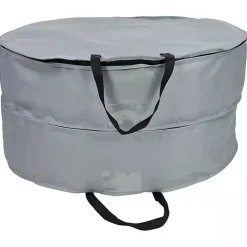 Gray Double Wreath Storage Bag