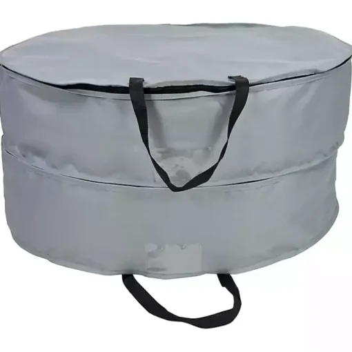Gray Double Wreath Storage Bag