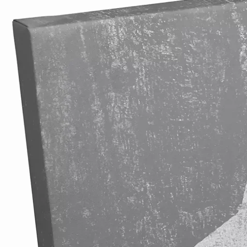 Gray Joy Script Canvas Art Print