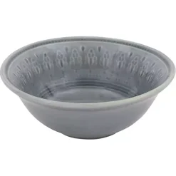 Gray Medallion 16-pc. Ceramic Dinnerware Set