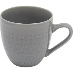 Gray Medallion 16-pc. Ceramic Dinnerware Set