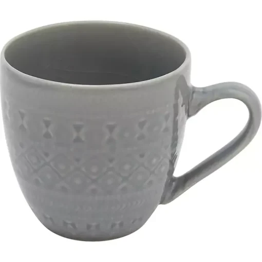 Gray Medallion 16-pc. Ceramic Dinnerware Set