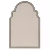 Gray Scalloped Arch Fabric Pinboard