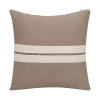 Gray Single Stripe Pillow