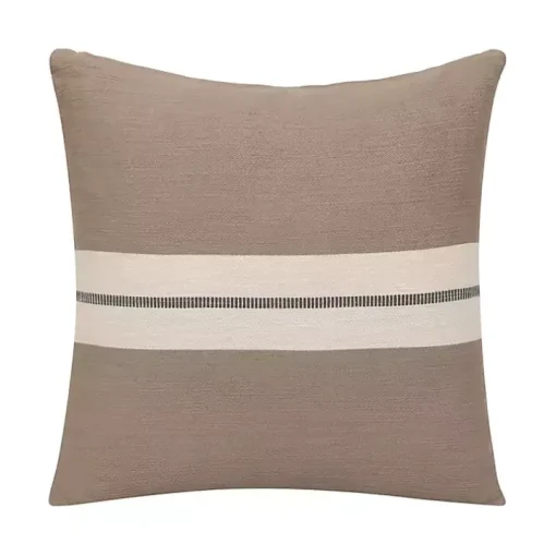 Gray Single Stripe Pillow