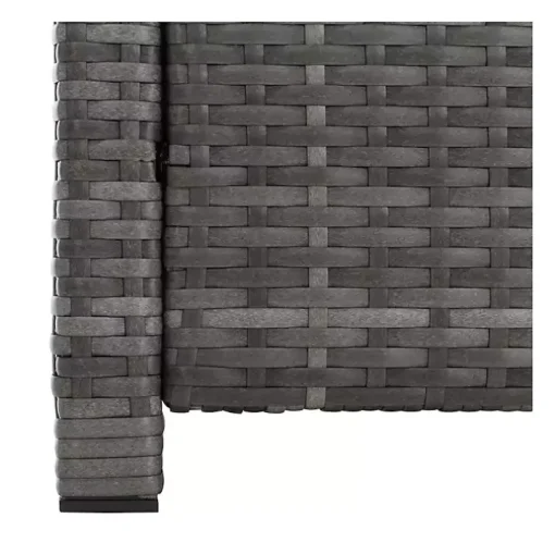 Gray Wicker 4-pc. Deluxe Outdoor Living Set