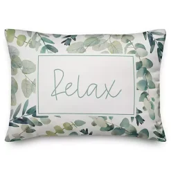 Green Eucalyptus Relax Outdoor Pillow