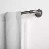 Gunmetal Hyde Wrap Around Curtain Rod, 120 in.
