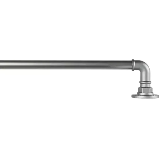Gunmetal Hyde Wrap Around Curtain Rod, 120 in.