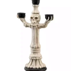 Halloween Skeleton Candelabra