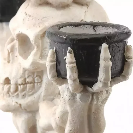 Halloween Skeleton Candelabra