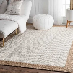 Hand Woven Jute Eugene Area Rug, 4x6
