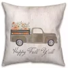 Happy Fall Y'all Pumpkin Truck Pillow