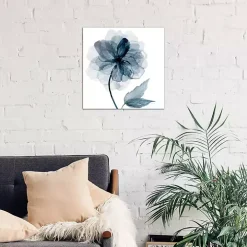 Indigo Bloom I Canvas Art Print