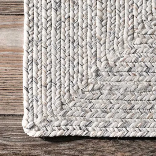 Ivory Braided Lefebvre Area Rug, 12x15