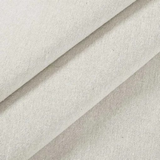 Ivory Burlap Knotted Curtain Panel Set, 108 in.