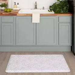 Ivory Cushioned Kitchen Mat