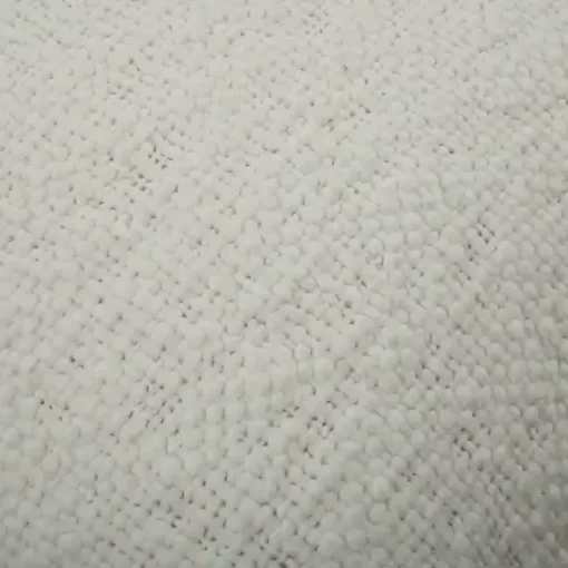 Ivory Soft Nubby Woven Pillow