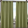 Kiwi Green Cabana Curtain Panel Set, 84 in.