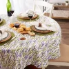 Lavender Fields Round Tablecloth
