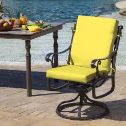 Lemon Leala Luxe Outdoor Dining Chair Cushion