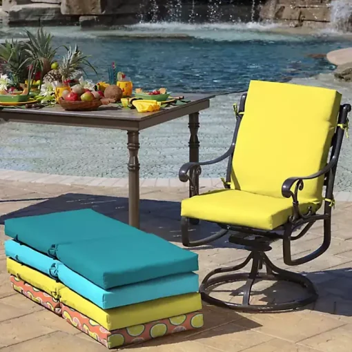 Lemon Leala Luxe Outdoor Dining Chair Cushion