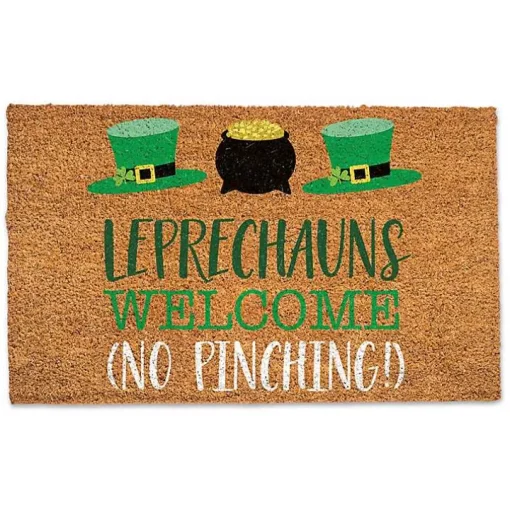 Leprechauns Welcome Doormat
