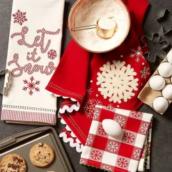 Let it Snow Kitchen Towels, Set of 3