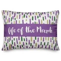 Life Of The Mardi Pillow