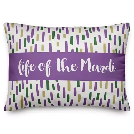 Life Of The Mardi Pillow