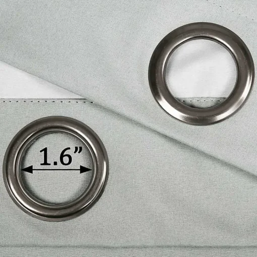 Light Gray Blackout Curtain Panel Set, 108 in.
