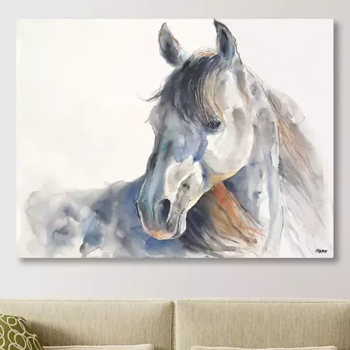 Looking Back Giclee Canvas Art Print