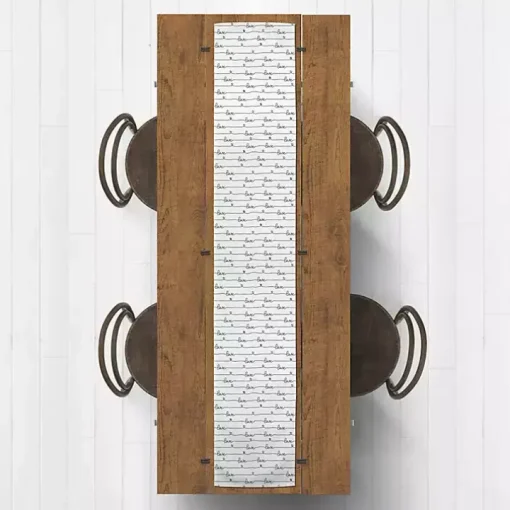 Love Script Pattern Table Runner, 72 in.